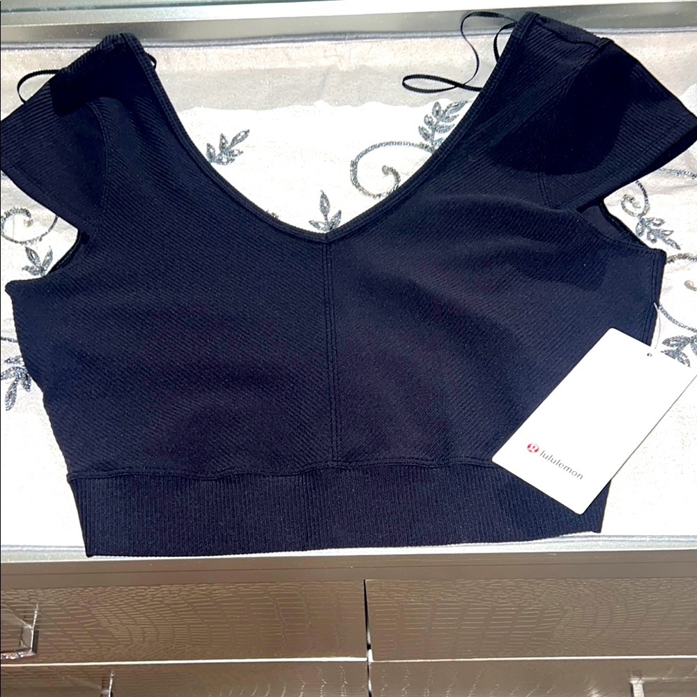 Lululemon “Ready to Rise” Short Sleeve Crop Top